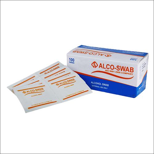 Surgical Alcohol Swab - Non Woven Material, Disposable, Sterilized | Isopropyl Alcohol Saturated for Maximum Hygiene