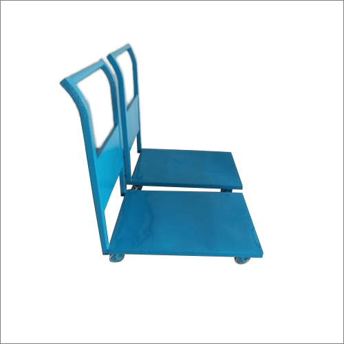 Platform Trolley - Durable Blue Design, Max Load Capacity 200-250 Kg | Easy to Operate, Rust Proof, Smooth Functioning