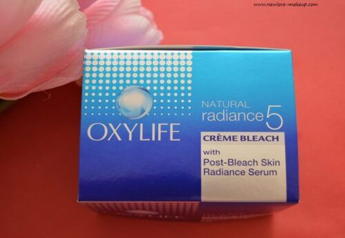 Oxylife Natural Radiance 5 Creme Bleach With Post-Bleach Skin Radiance Serum - Cream Form, 15-Minute Application , Anti-Tan & Spot Removal