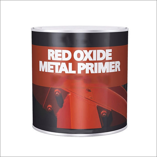 Red Oxide Metal Primer - Oil Based, Liquid Form | Waterproof Barrier for Metal and Wood, Long Lasting Gloss Finish