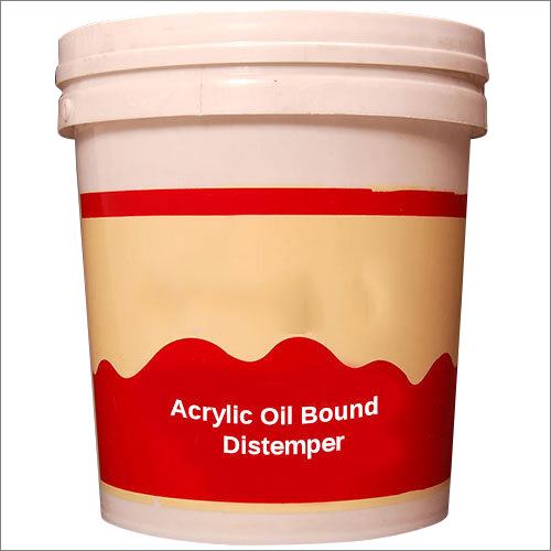 Acrylic Oil Bound Distemper Application: Interior And Exterior Wall