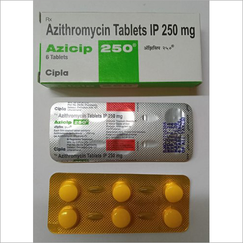 Azicip 250 Mg Tablets General Medicines