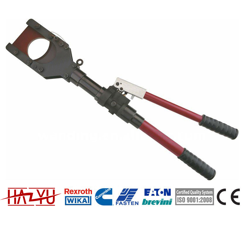 Red Cpc-85a Portable Manual Hydraulic Ratchet Cable Cutter