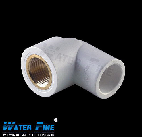 UPVC Brass Elbow - 25mm, White | 90 Degree Bend Angle, Female Connection Type, High Adhesion and Excellent Bonding for Optimal Liquid Flow