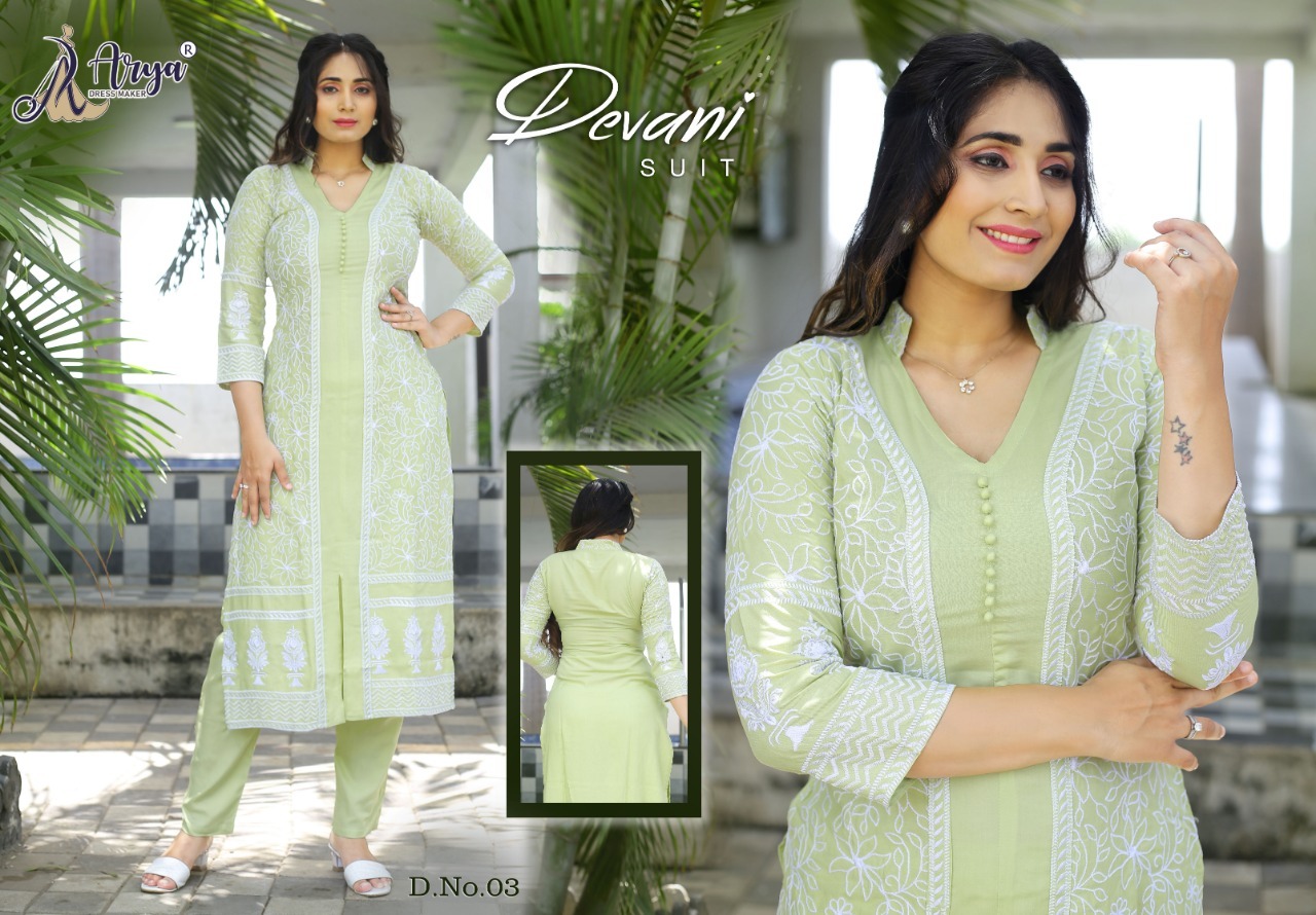 Washable Thredwork Kurti