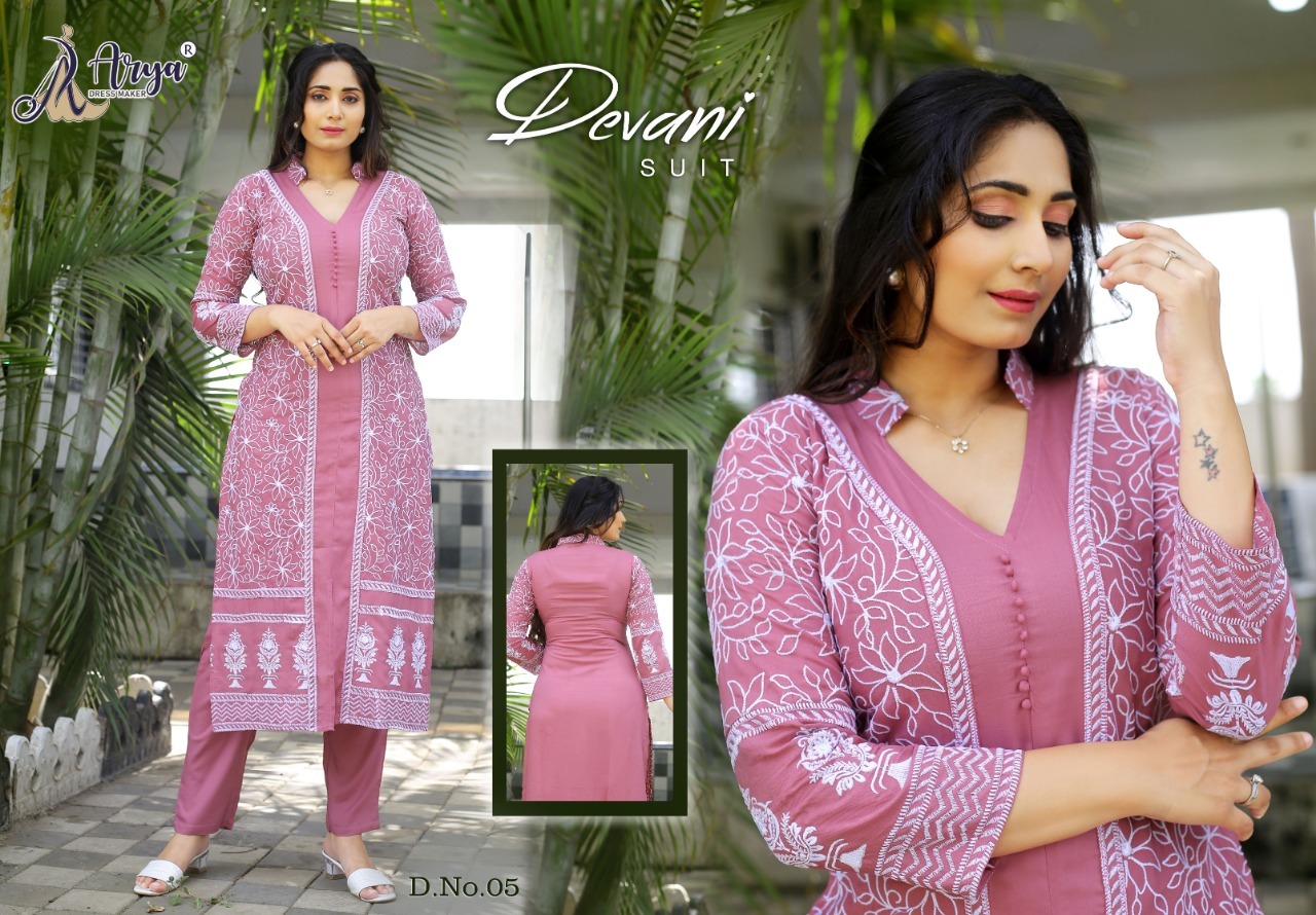 Washable Thredwork Kurti