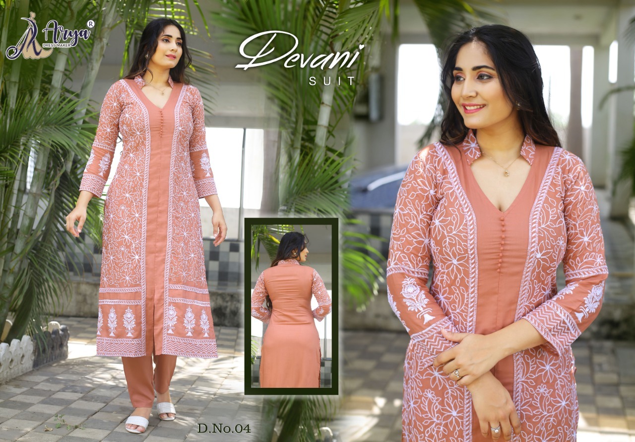 Washable Thredwork Kurti
