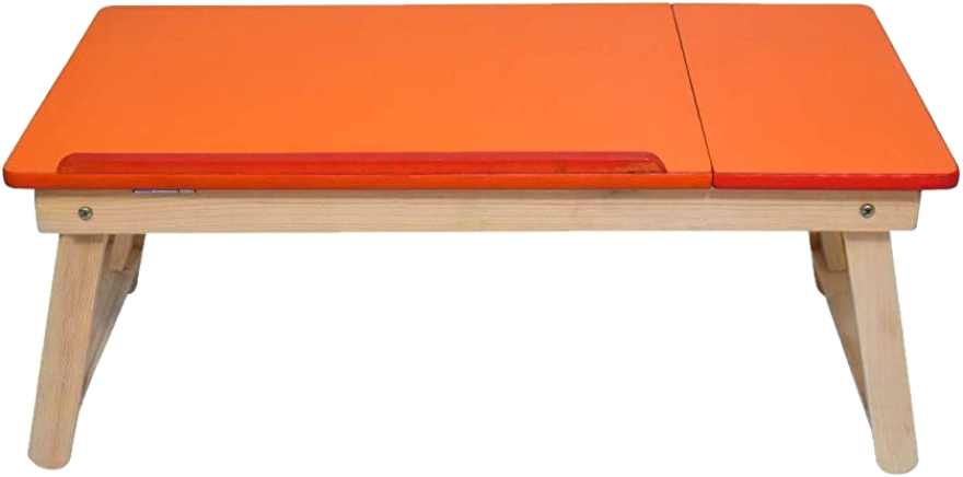 Multi Orange Half Laptop Table