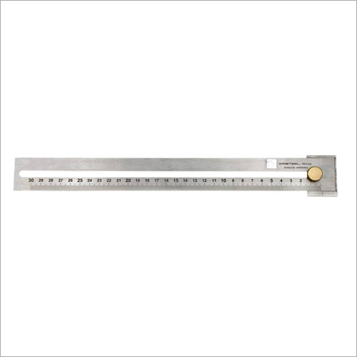 Stainless Steel Marking Gauge - Custom Size with Beech Stem and Stock, Manual Use for Commercial Woodworking