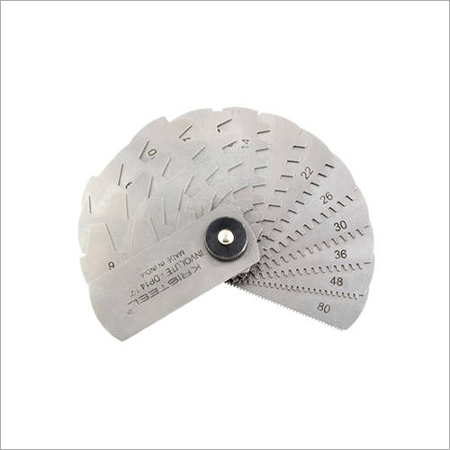 Stainless Steel Gear Tooth Pitch Gauge Size: Customized