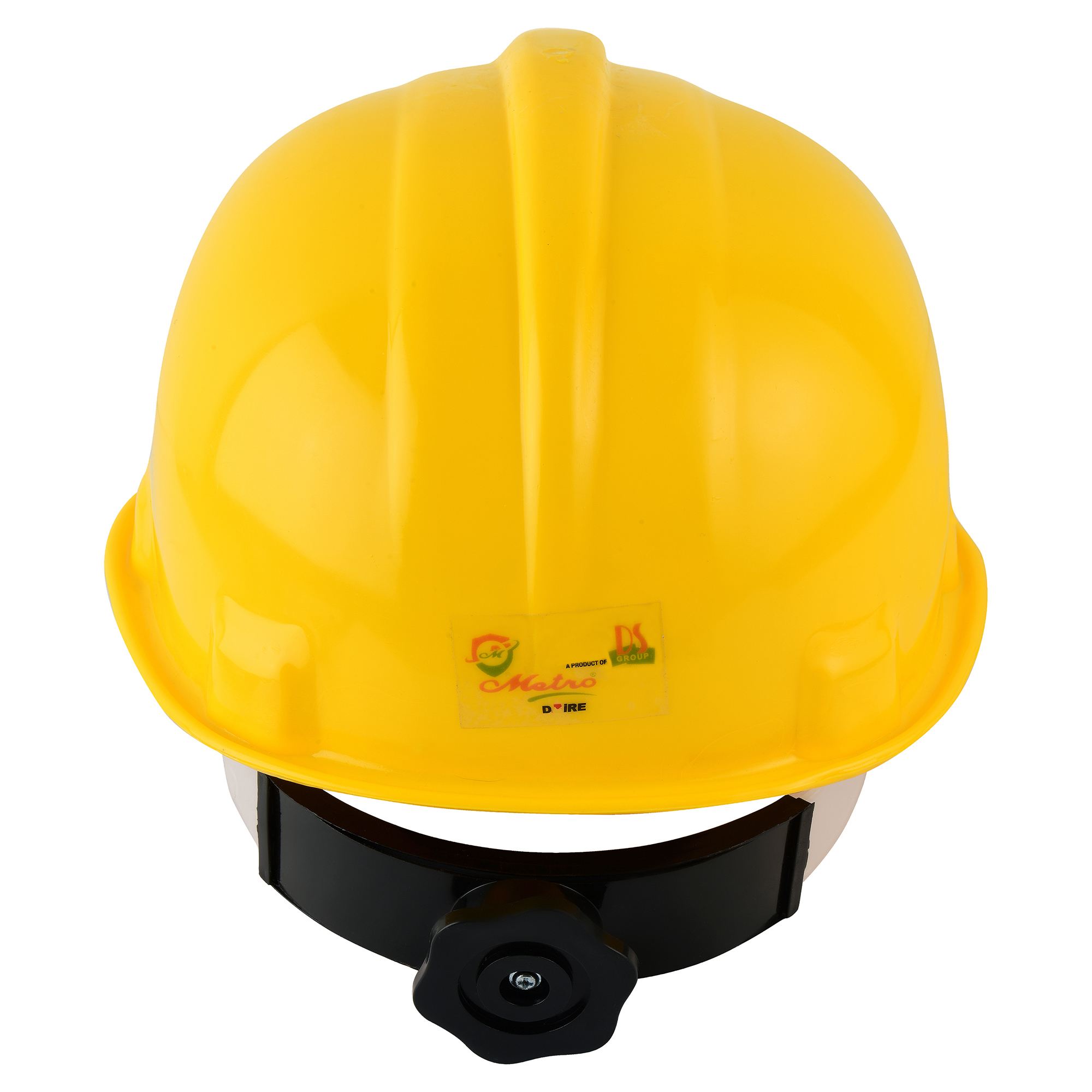 Metro White Safety Helmet - Color: Yellow