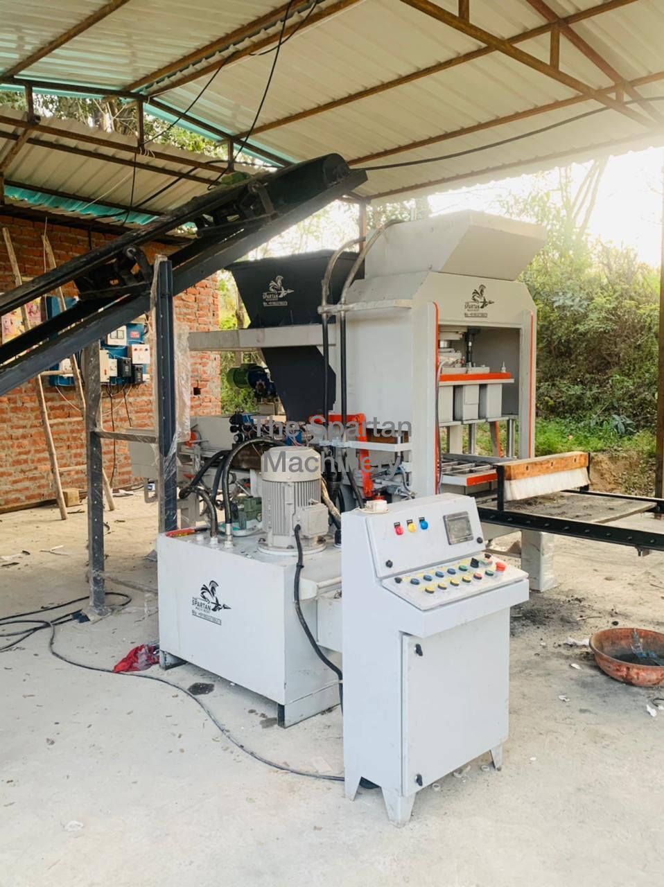 Industrial Automatic Fly Ash Bricks Making Machine - Voltage: 220-240 Volt (V)