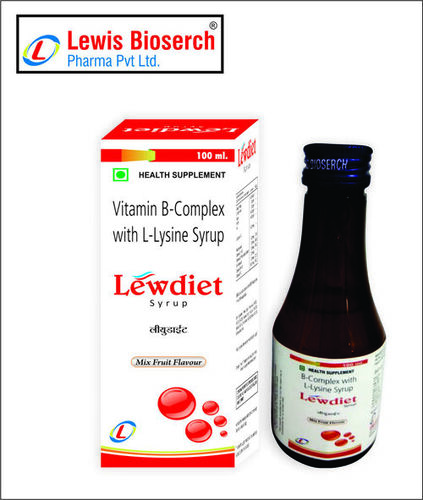 B COMPLEX WITH L LYSINE SYRUP 100 ML