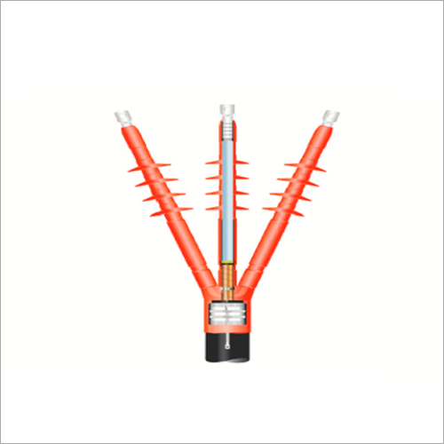 3.3 Kv (E-Ue) 6.6 Kv (E) Xlpe हीट श्रिंकेबल इंडोर टर्मिनेशन किट आवेदन: पावर स्टेशन