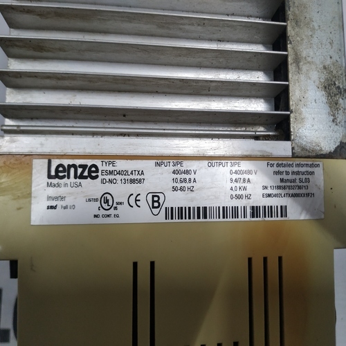 Lenze Esmd402l4txa Frequency Inverter