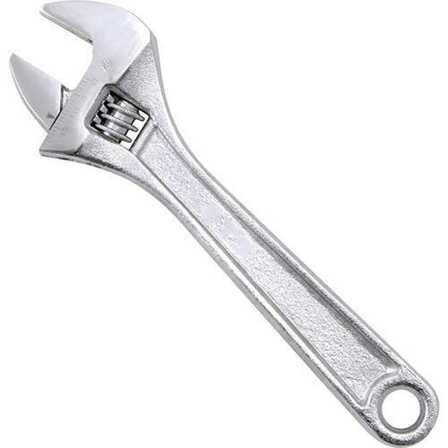 Silver Diamond Chrome Plated Dropped Forged Adjustable Spanner