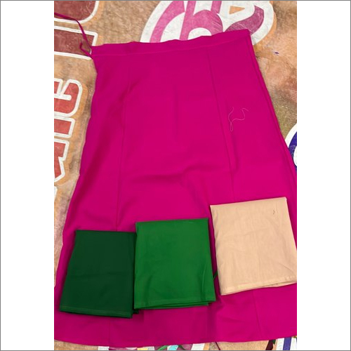 100 GSM Cotton Petticoat Fabric - Lightweight, Quick Drying, Plain Texture | Versatile for Cloth Designing, Available in Assorted Colors