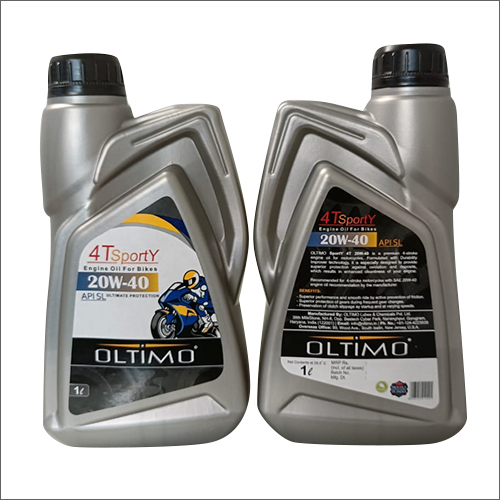 1L 4T 20w40 API SL Engine Oil For Bike - 1 Liter Bottle, Anti-Corrosion Protection, Optimized for Spark Plug Ignition Engines, Versatile Performance
