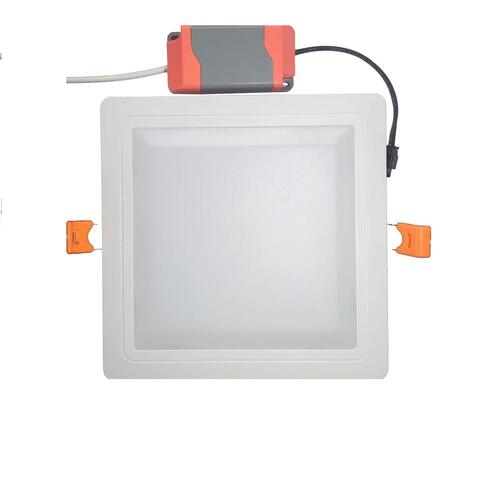 व्हाइट 9W Sq LED स्लिम डीपर
