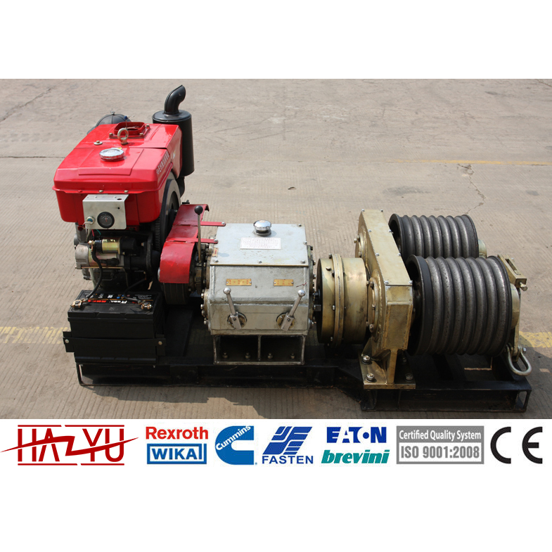 Dj Cableway Puller - Tydj-80/tydj-50, Diesel Engine Powered, 27-30kw, Pull Force 10-84kn, Rope Speed 15-123 M/min, Weight 885-938 Kg, Ce Certified