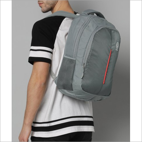 Grey 19 X 13 X 6 Inch Polyester Laptop Backpack