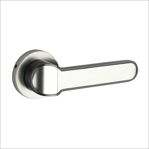 Zinc Alloy Mortice Handle On Rose - Different Available Sizes, Silver Color Finish | Durable Zinc Alloy Material for Doors