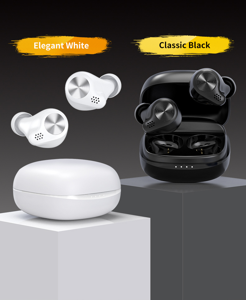 Bluetooth Tws Earbuds - Plastic Build, Bluetooth V5.1 Technology | Big Speaker Unit, Long Standby Time, Touch Operation, Rechargeable Battery