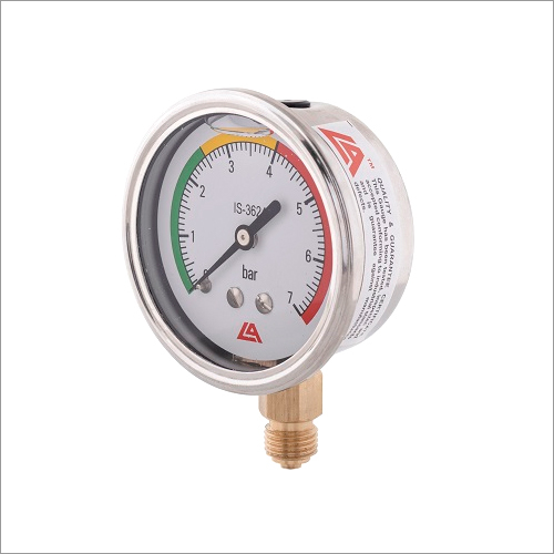 Polished Ecco Pressure Gauge