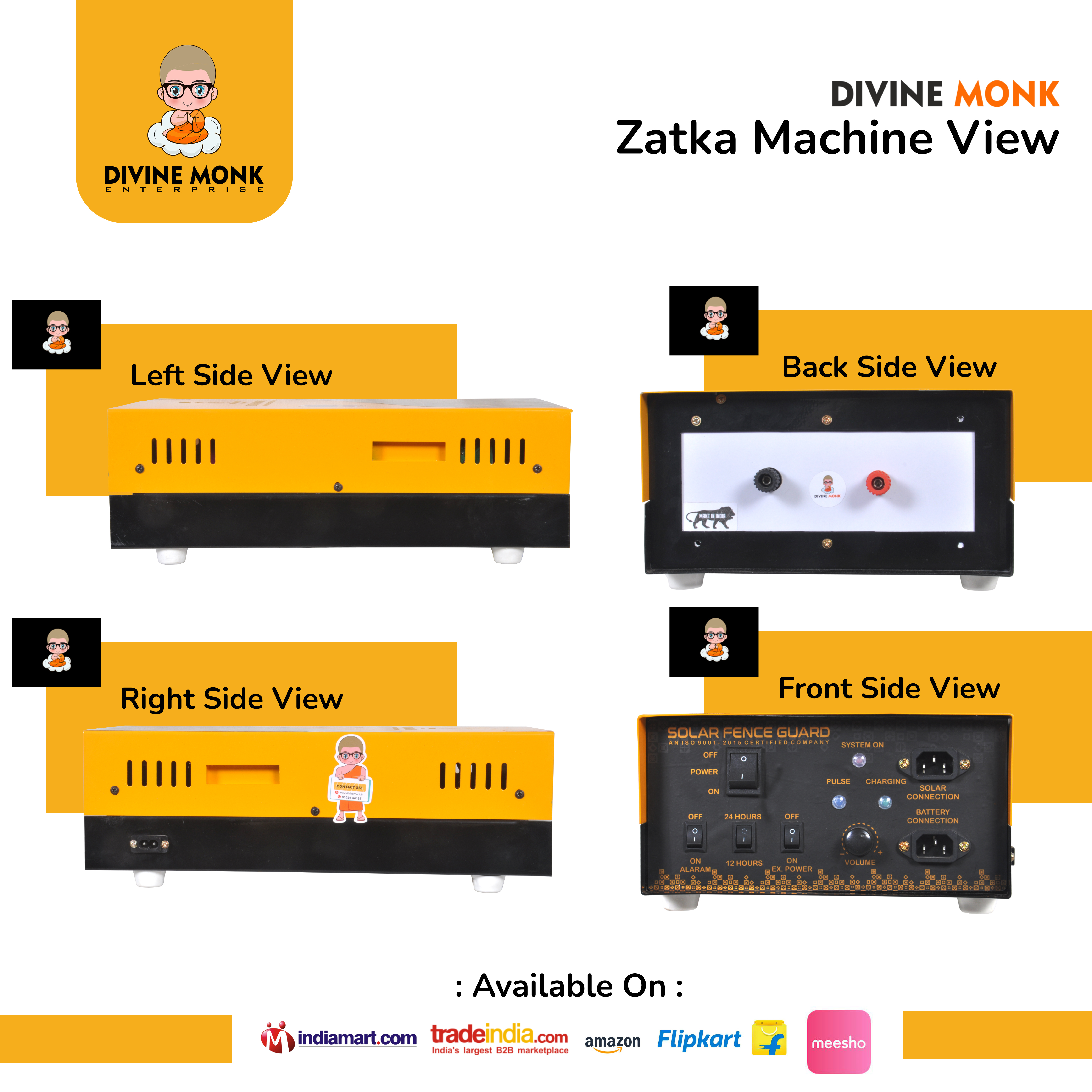 Solar Zatka Machine Cable Length: 3 Meter Centimeter (Cm)
