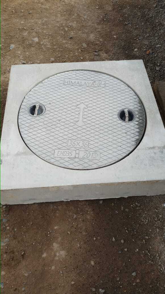 Frc Square Frame Round Manhole Cover Application: Drainage