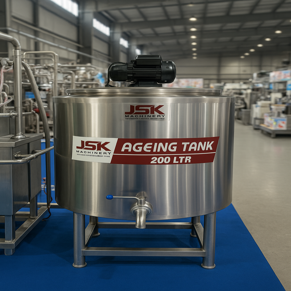 सिल्वर एसएस 304 एजिंग टैंक