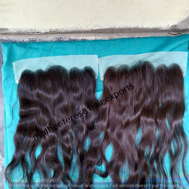 Black Frontals With Hd Hair Line - Color: Natural Brown