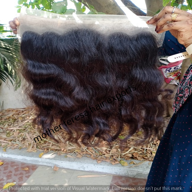 Black Frontals With Hd Hair Line - Color: Natural Brown