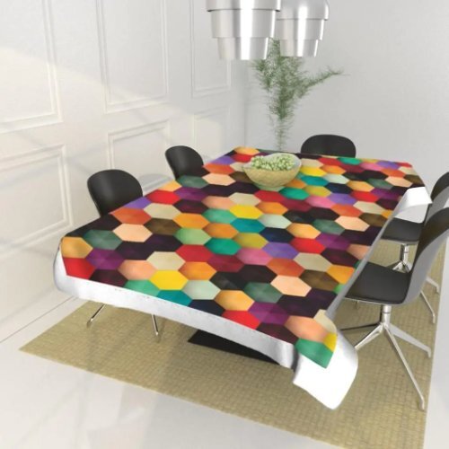 Printed Laminated Non Woven Table Cover Multi Color Application: Home