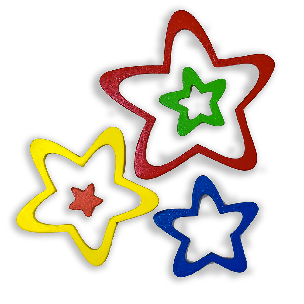Star Puzzle - Size And Shape Sorter