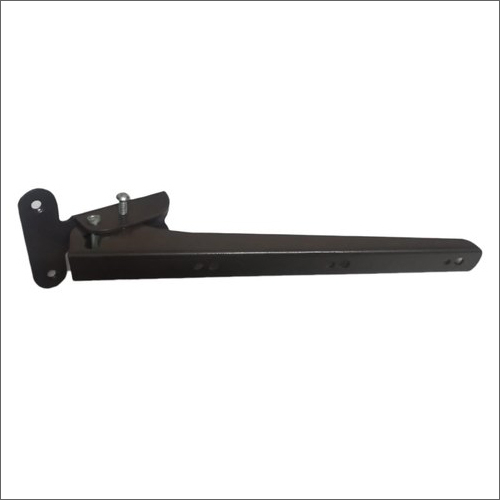 Shelf Bracket - Mild Steel, 225mm Size, Black Color, Powder Coated Finish | Wall Mounted, Ideal For Rack Holding, Impact Resistant