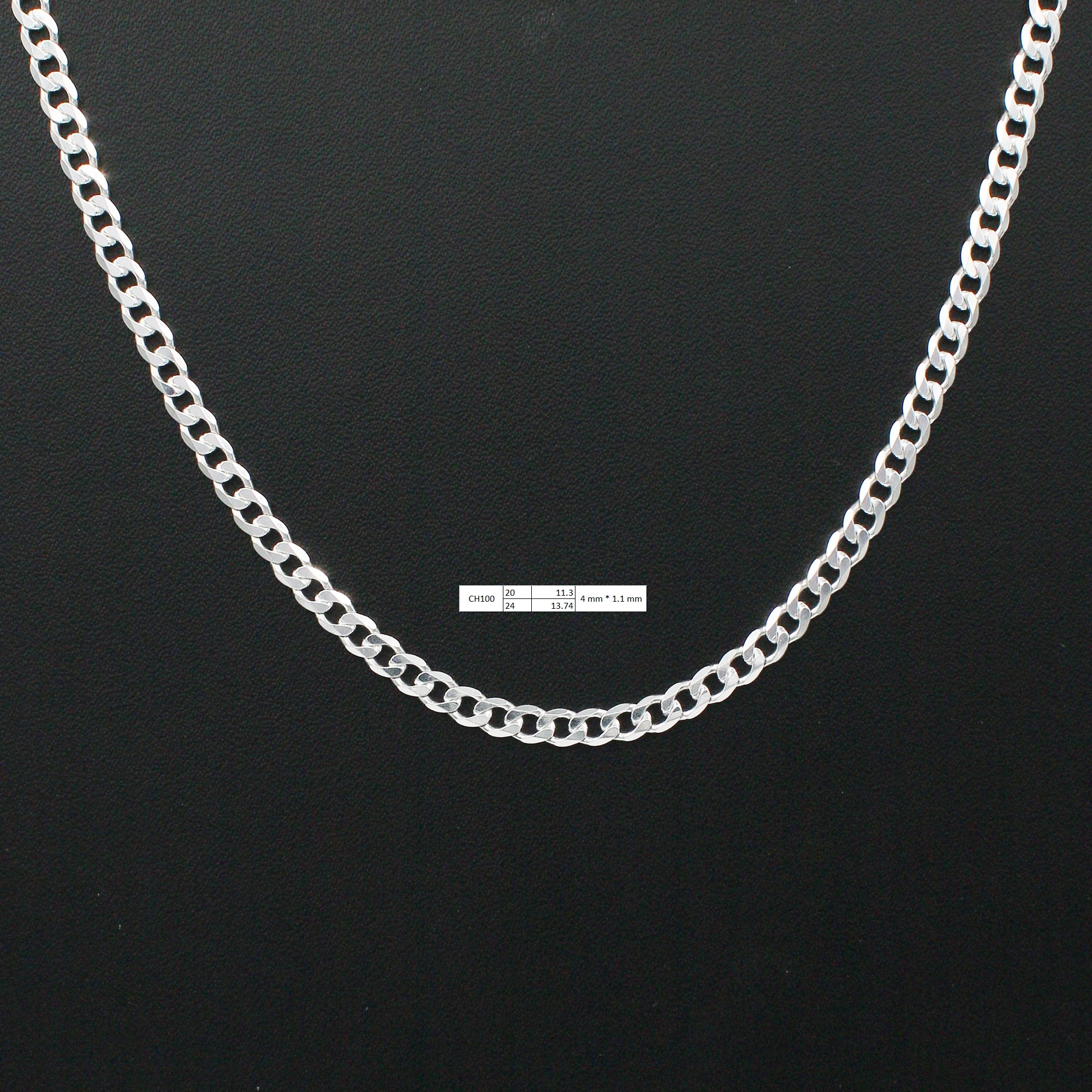 Curb Chain 925 Sterling Silver Chain