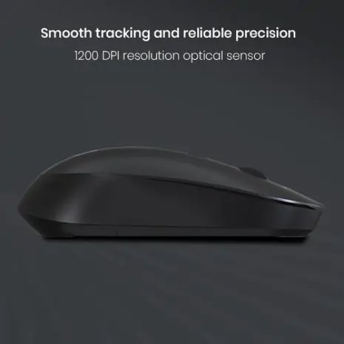Laptop Portronics Toad 13 2.4 Ghz Wireless Optical Mouse With Usb Nano Receiver 1200 Dpi Resolution Optical Sensor Black