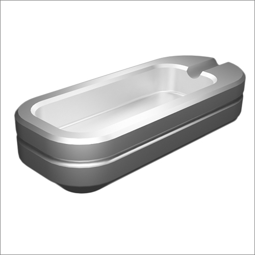Aluminum Ash Tray Silver Plated