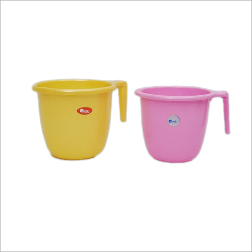 High Quality Plastic Mugs - Plastic Material, 700-1200 Liters Capacity, Available in Multiple Colors | Stylish, Strong, Sturdy Design for Home Use