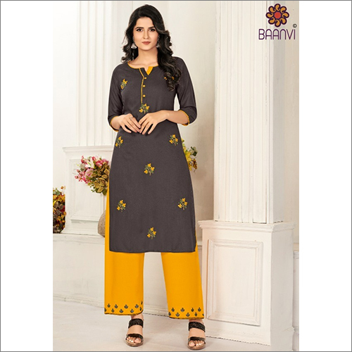 Indian Ladies Rayon Slub Suit