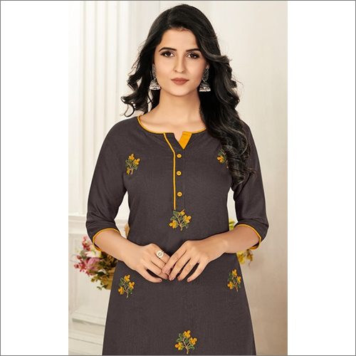 Indian Ladies Rayon Slub Suit