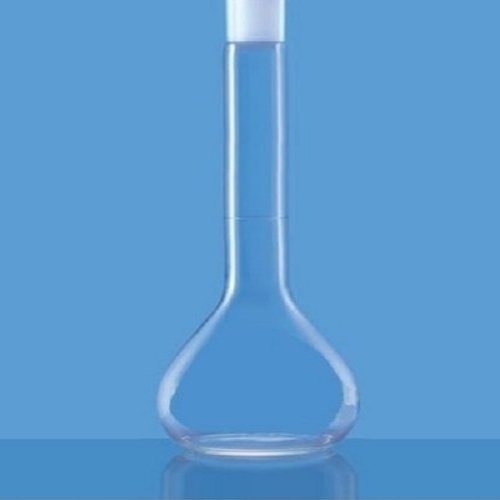VOLUMETRIC FLASK 100ML - Laboratory Glassware for Accurate Chemical Solutions | Precision Measurement, Ideal for Preparing Known Volumes