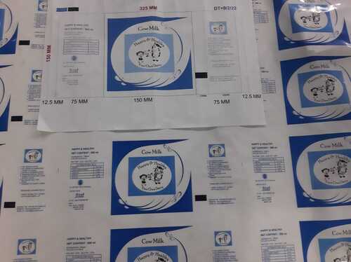 Milk Packaging Film - 100% Virgin 3-Layer PE, Opaque 55-70 Micron | Superior Seal Strength, Custom Sizes, Optimum Deep Freeze Properties