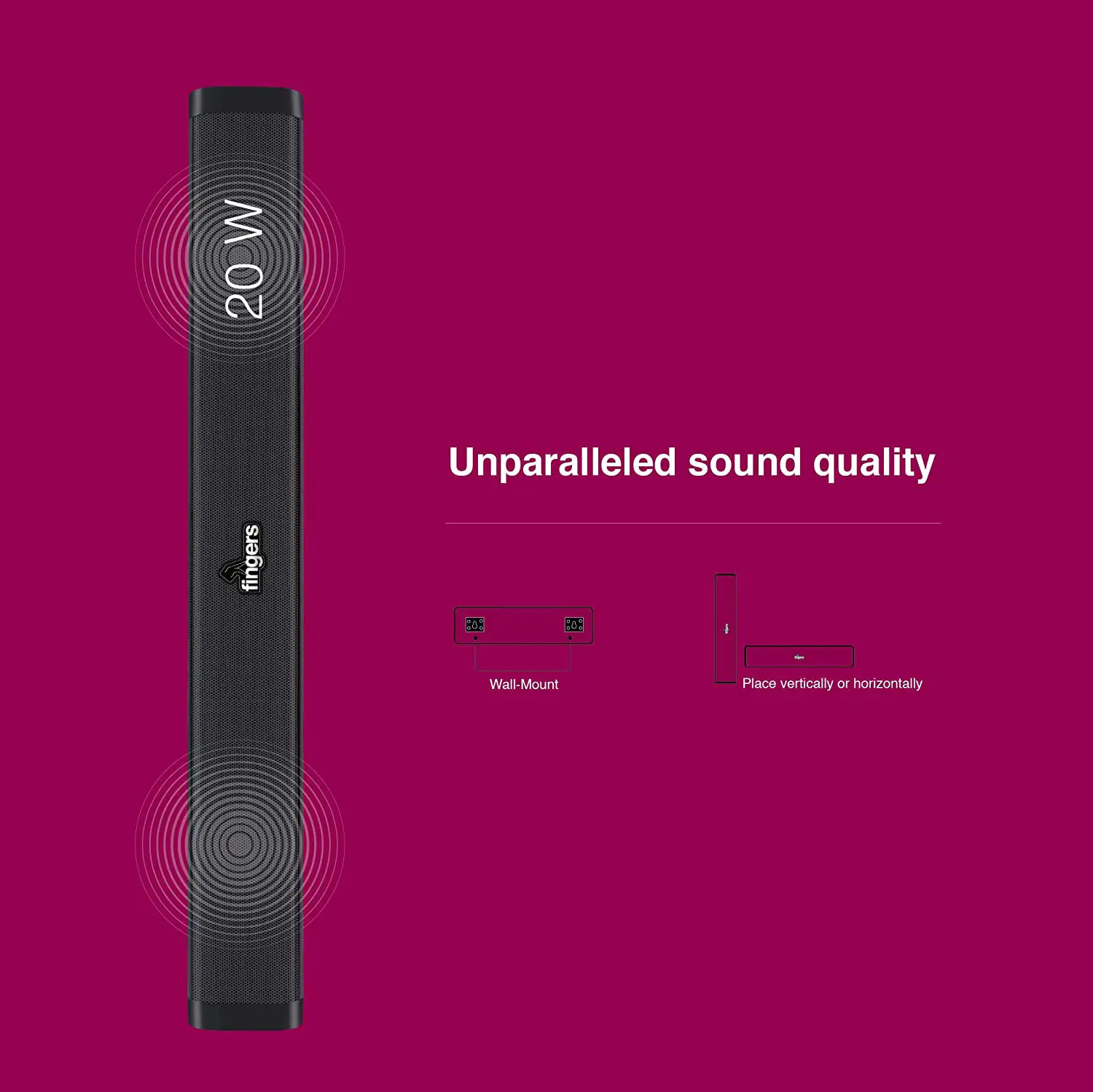 Black Stereo Speaker