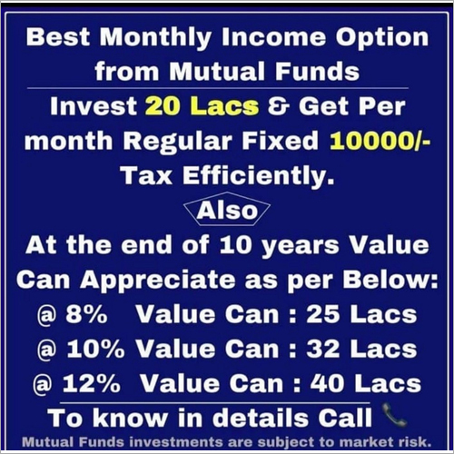 Monthly Income Investement Plan