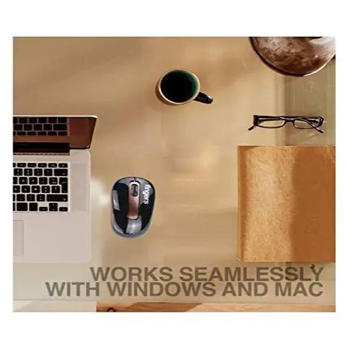 Optical Mouse - Wireless Usb 2.0 Connectivity | Black Ergonomic Design High Precision Tracking