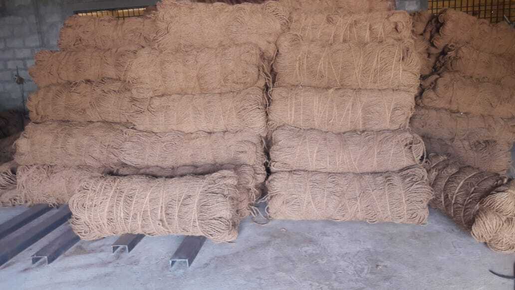 Coir Rope - 10mm Diameter, 100m Length | Durable Brown Fiber, 1000n Tensile Strength For Gardening And Marine Use