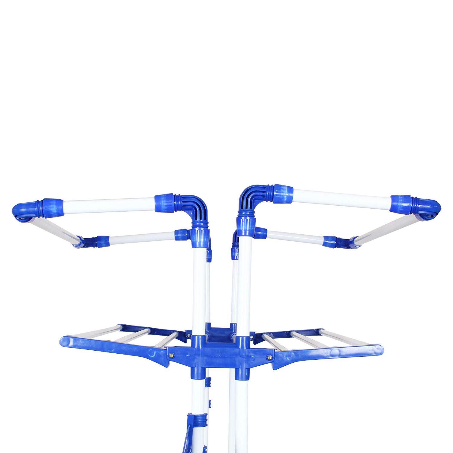 Blue Super Jumbo Cloth Drying Stand