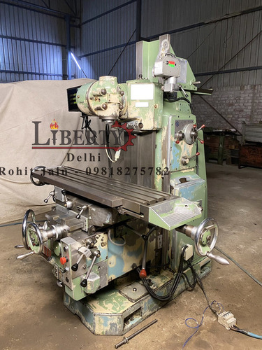 Dufour 164 Universal Milling Machine - Table Size 1100 mm x 250 mm, XYZ Travel 725 mm x 280 mm x 480 mm, 3-Axis DRO, Double Swivel Milling Head